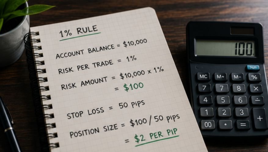 How to Calculate Position Size with 1 Percent Rule