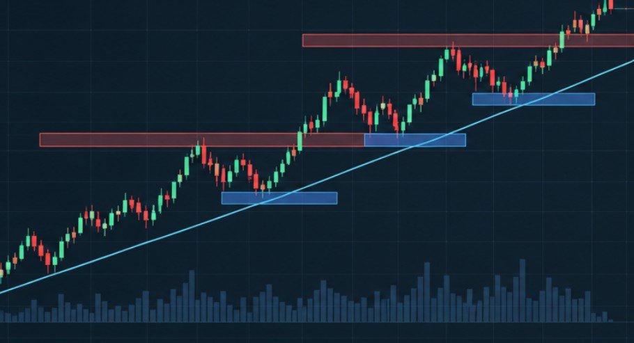 How to Identify Market Trends Using Financial Charts